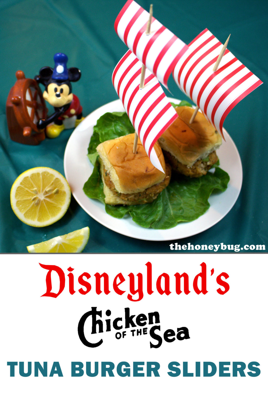 Disneyland Chicken of the Sea Tuna Burger Sliders